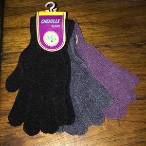 Chenille Gloves (Only Purple Left!)